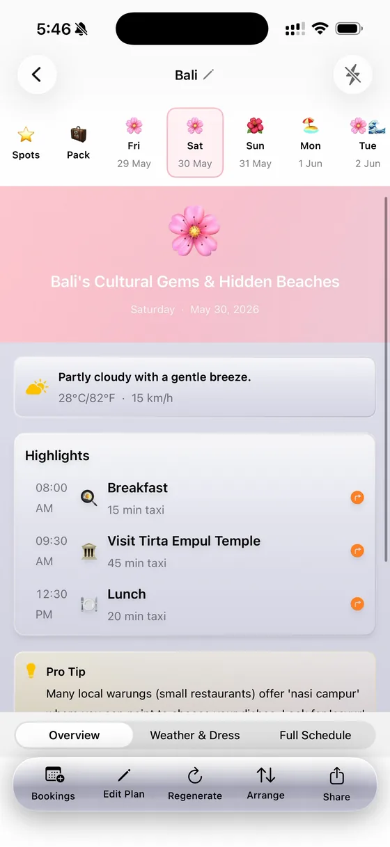 Day 2 โ Tirta Empul Temple and Bali's cultural gems