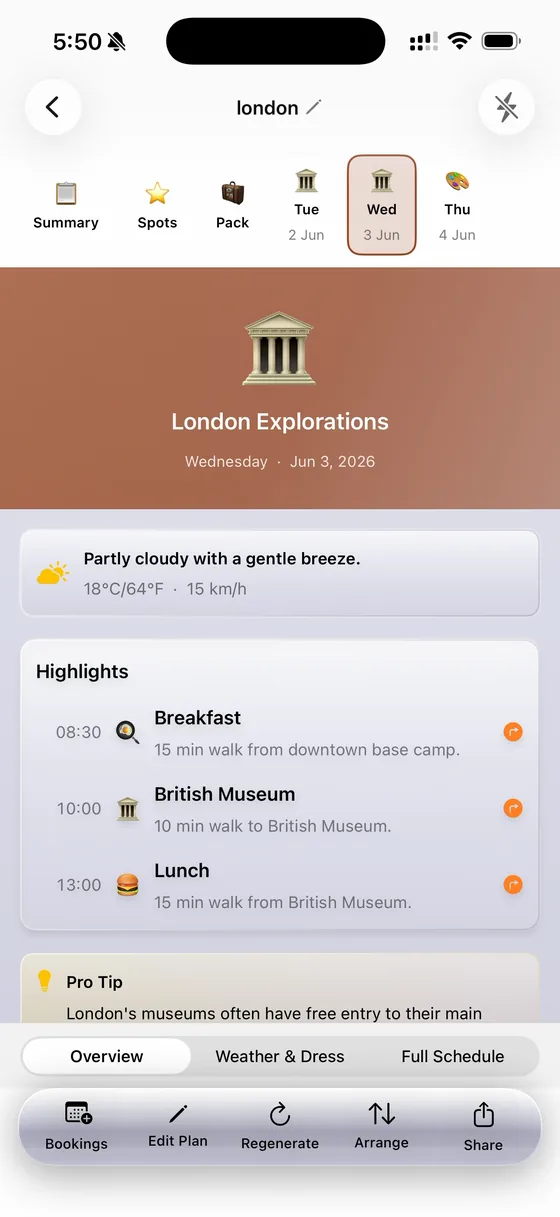 Day 2 โ the British Museum and central London
